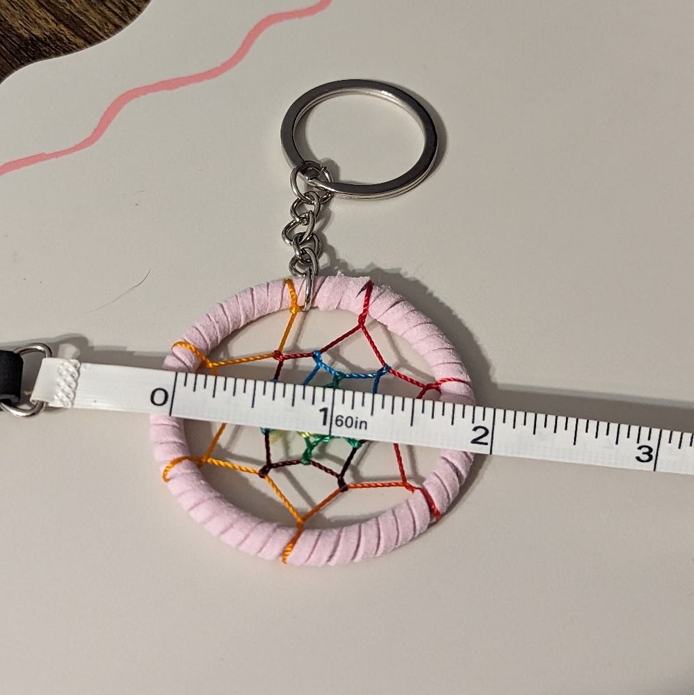 Pink Dreamcatcher Keychain NEW! - Picture 3 of 3